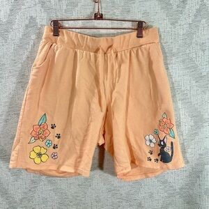 Kiki's delivery service orange sherbet knit bermuda shorts size L
